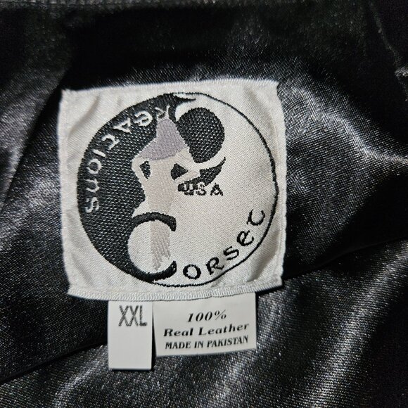 2XL NWT LAMBSKIN LEATHER MICRO MINI SKIRT - Picture 3 of 14